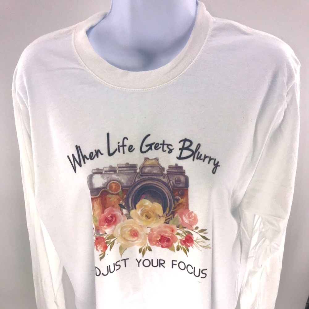 “When life gets blurry...” short sleeve tee